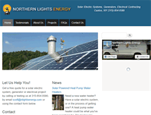 Tablet Screenshot of nlightsenergy.com